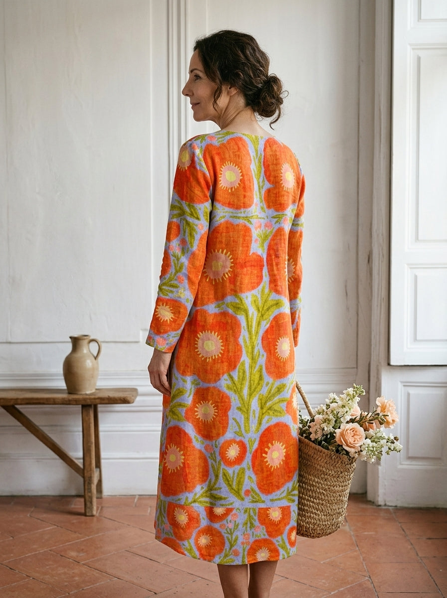 ALBA | VESTIDO ENCANTADOR CON ESTAMPADO FLORAL