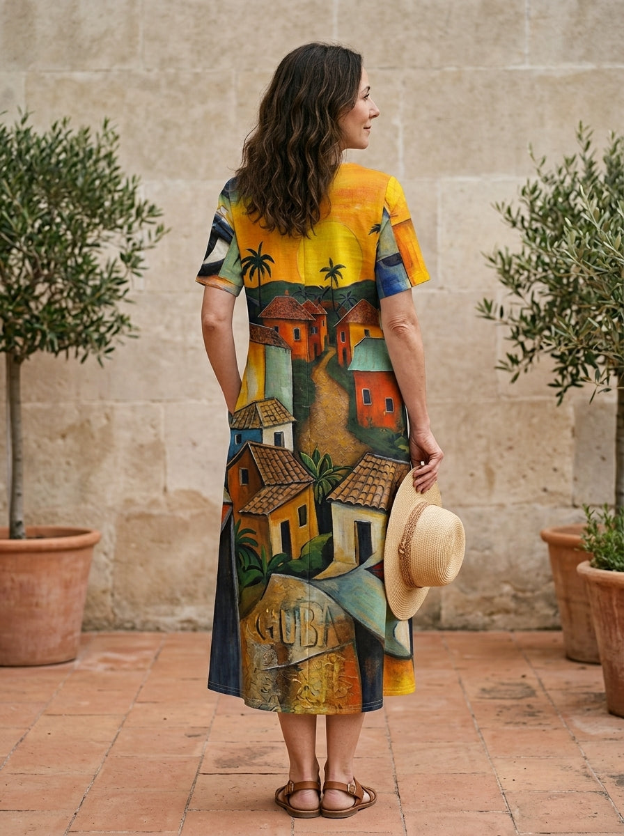 INES | VESTIDO LIGERO CON BRILLO SUTIL