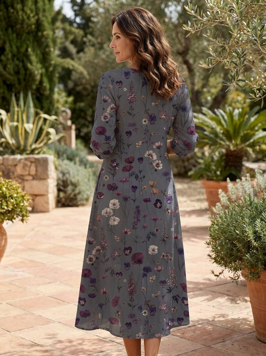 HANNE | VESTIDO LARGO BOHEMIO