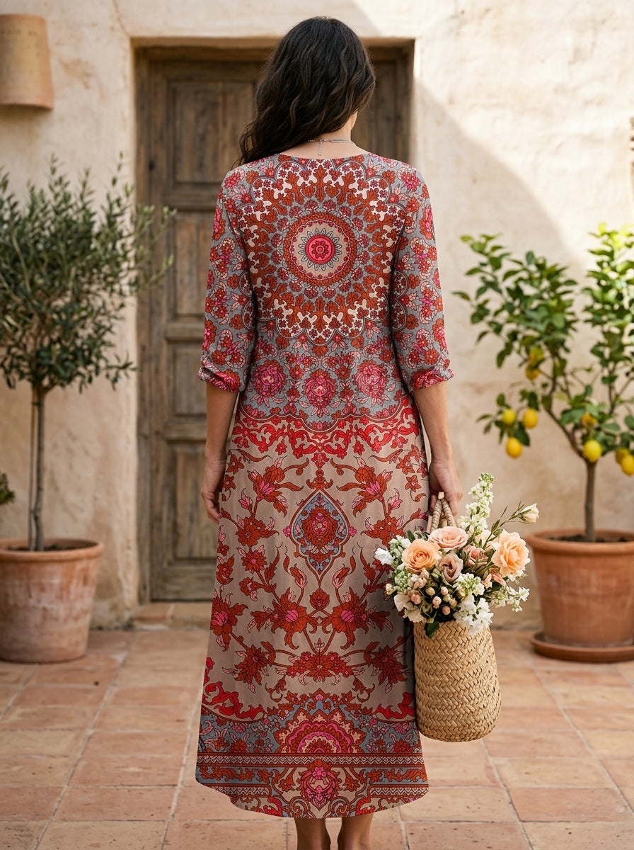 ISA | VESTIDO LARGO BOHEMIO