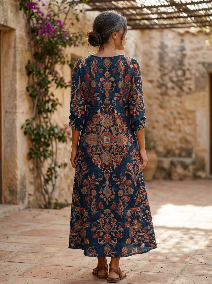 LIEKE | VESTIDO LARGO BOHEMIO
