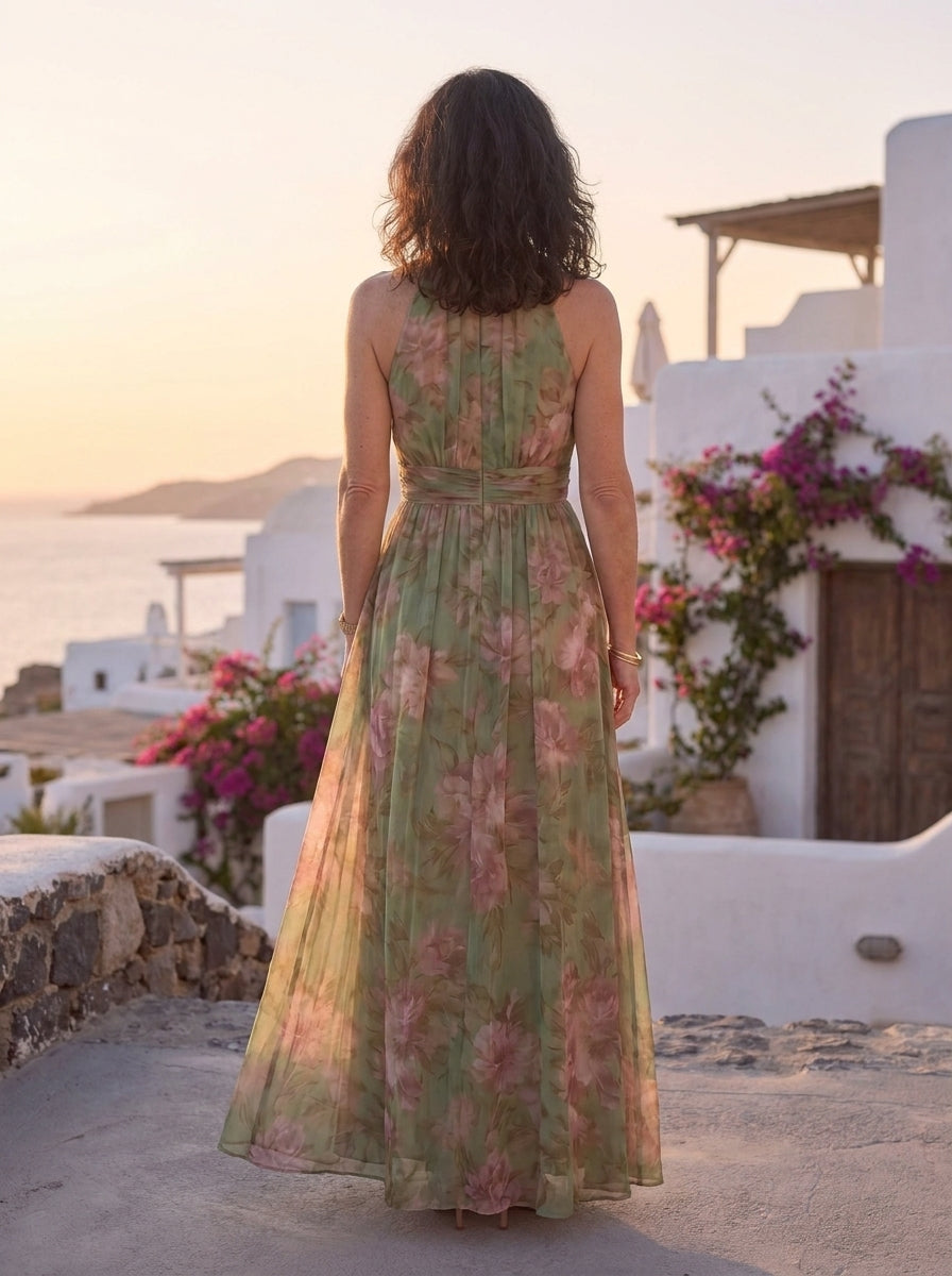 CAMILLA | VESTIDO LARGO FLORAL DE VERANO