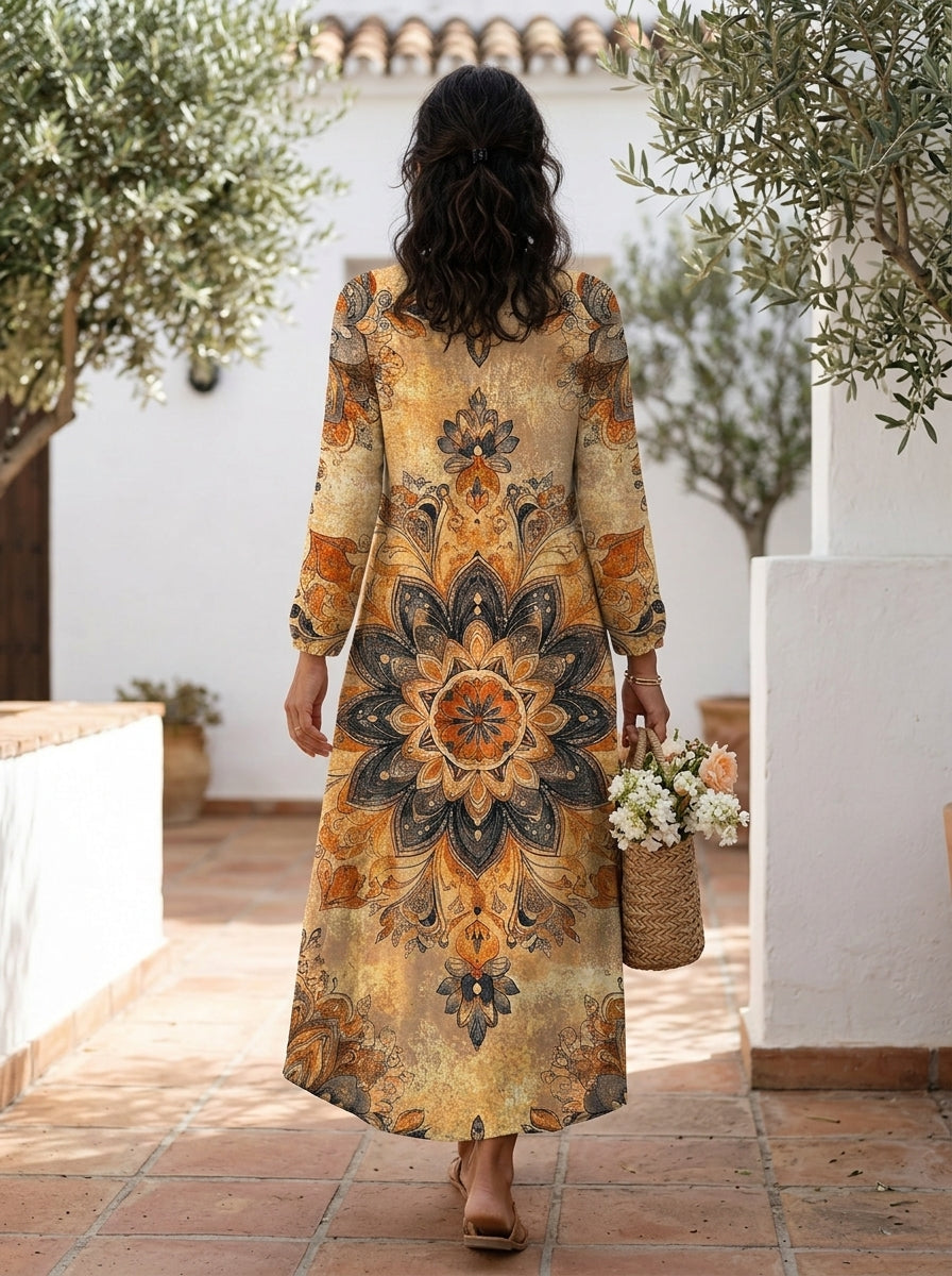 DORA | VESTIDO FLORAL CON ELEGANCIA NATURAL