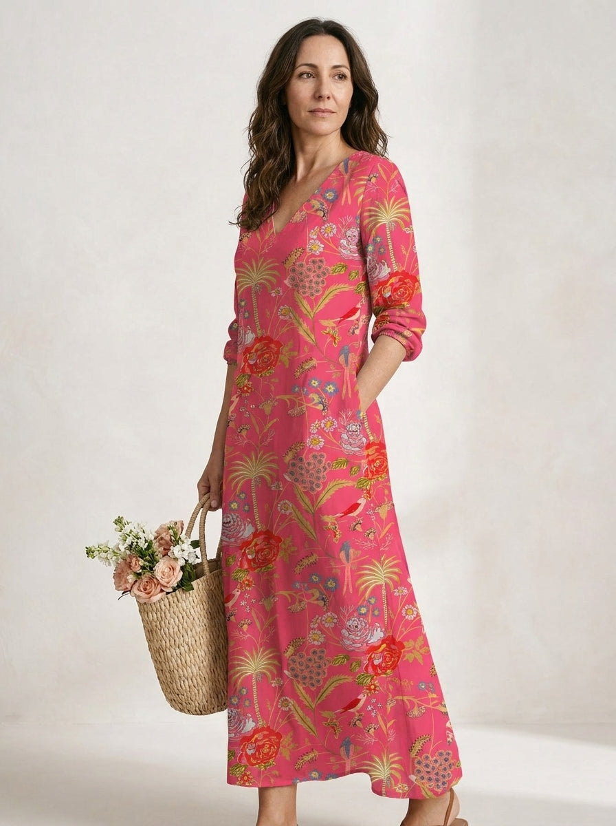 NAOMI | VESTIDO LARGO BOHEMIO