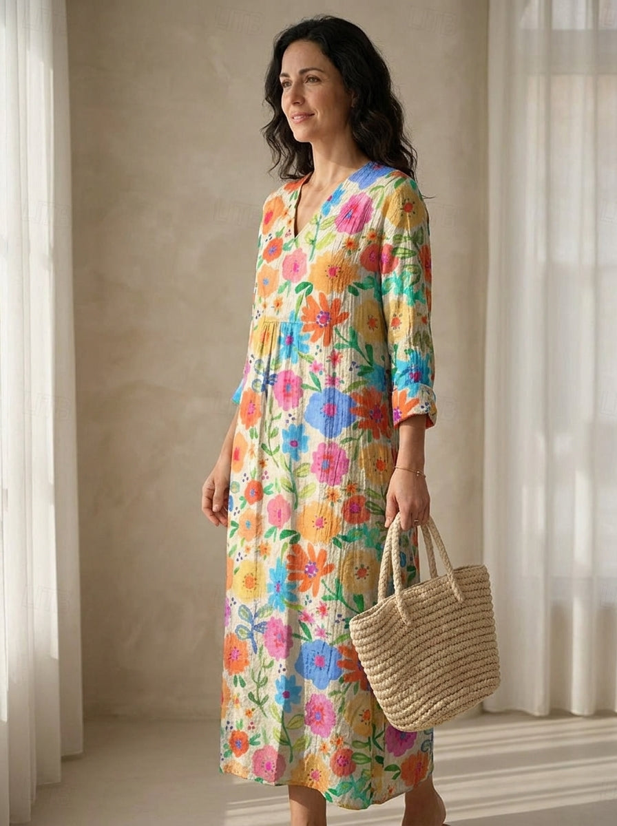 TESS | VESTIDO LARGO BOHEMIO
