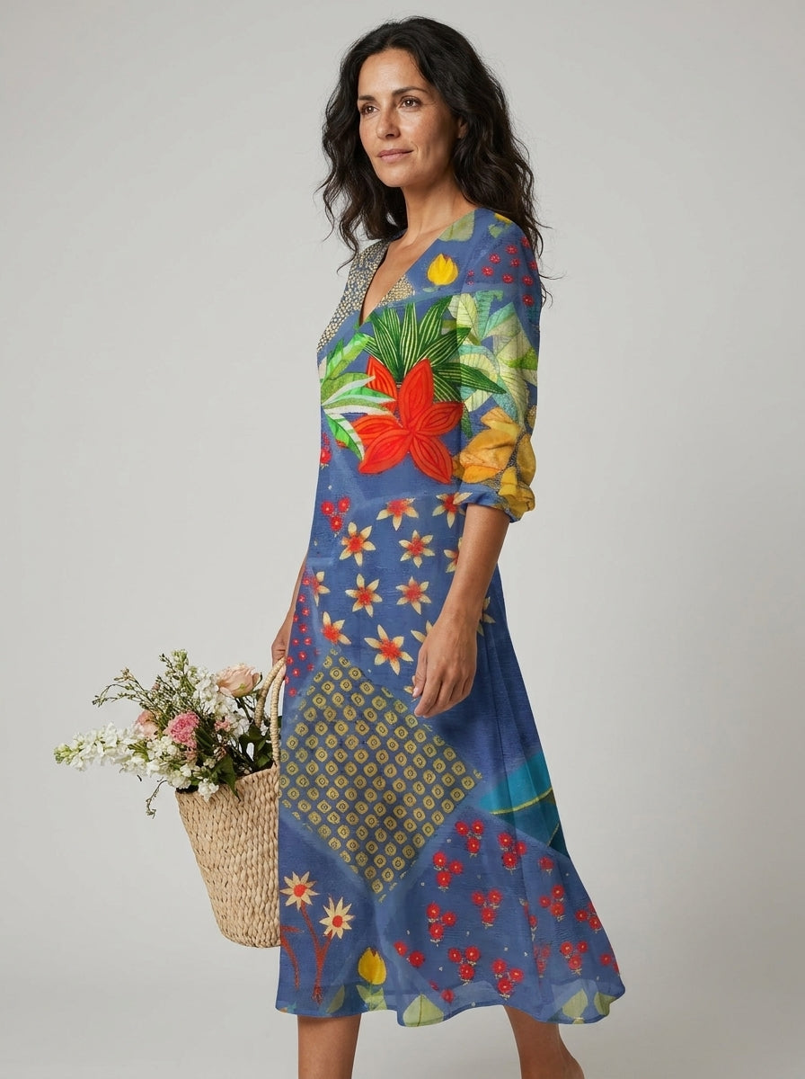 JULIA | VESTIDO LARGO BOHEMIO