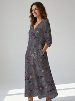 HANNE | VESTIDO LARGO BOHEMIO