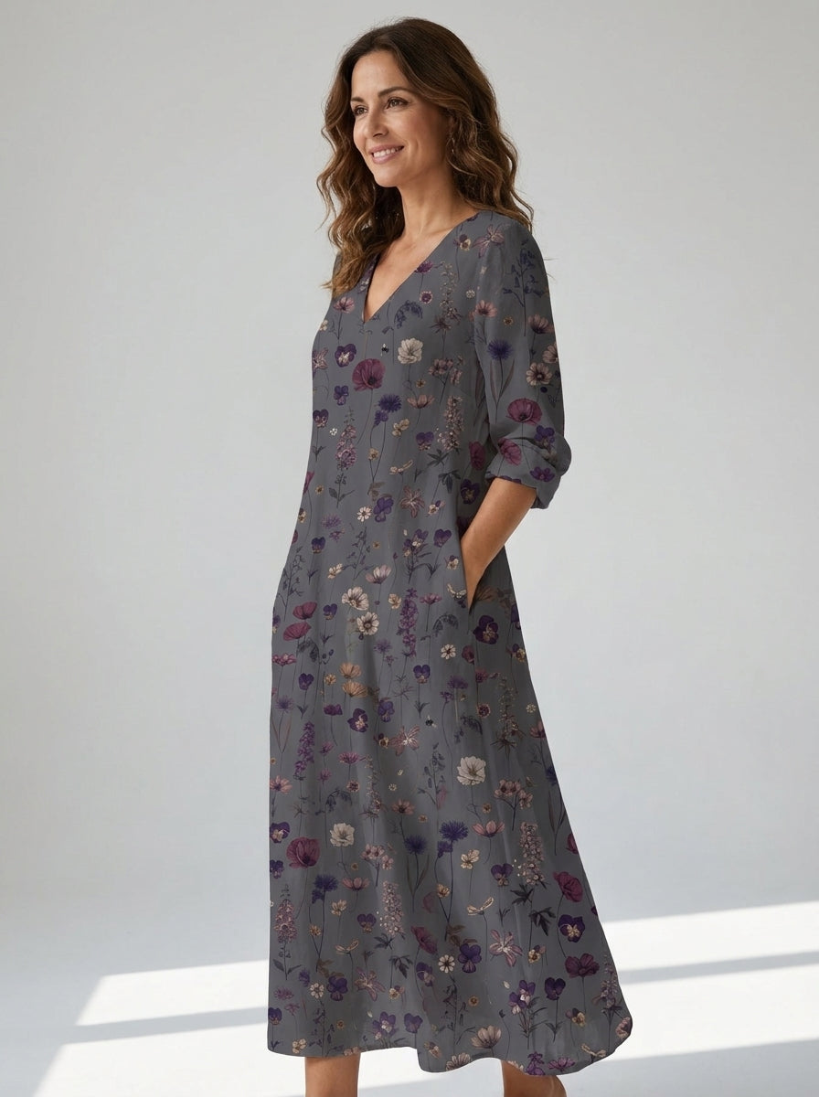 HANNE | VESTIDO LARGO BOHEMIO
