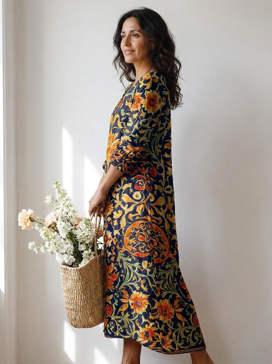 IRIS | VESTIDO LARGO BOHEMIO