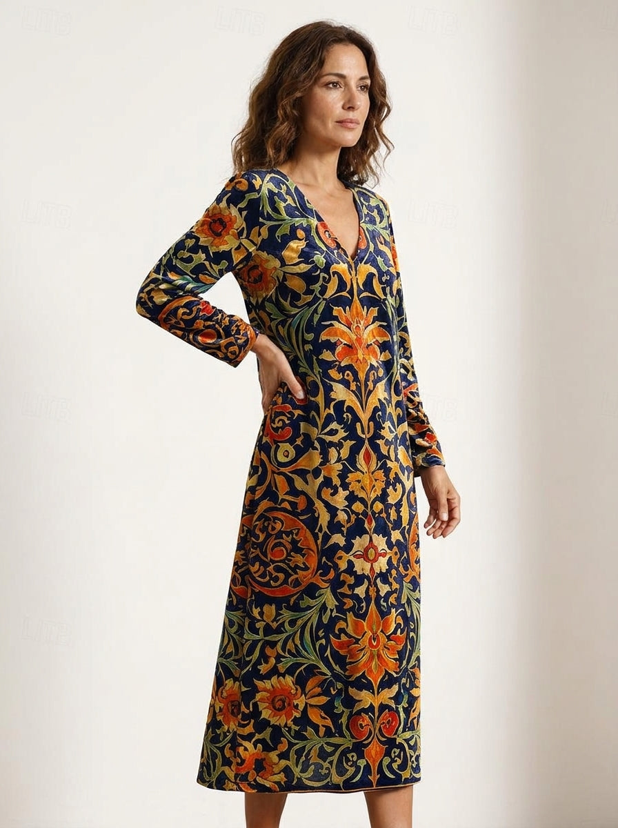 IRIS | VESTIDO LARGO BOHEMIO