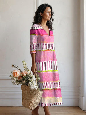 BRITT | VESTIDO LARGO BOHEMIO