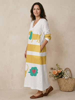 SANNE | VESTIDO LARGO BOHEMIO
