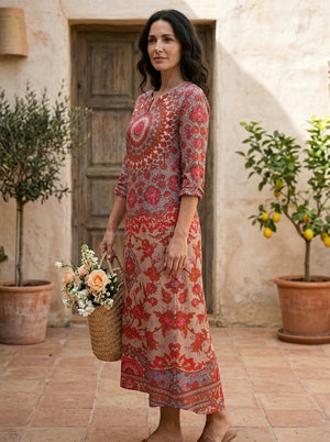 ISA | VESTIDO LARGO BOHEMIO