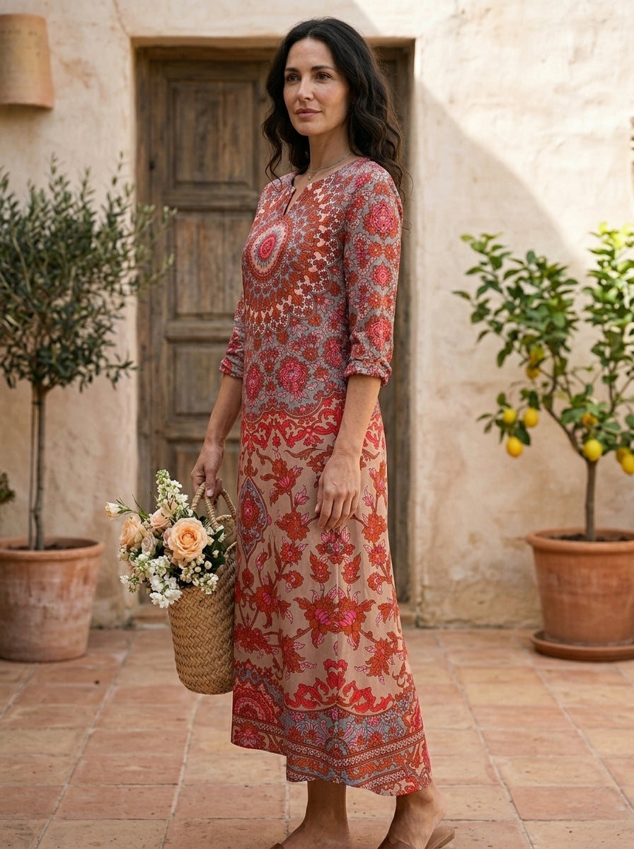 ISA | VESTIDO LARGO BOHEMIO
