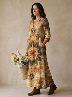 FLEUR | VESTIDO LARGO BOHEMIO