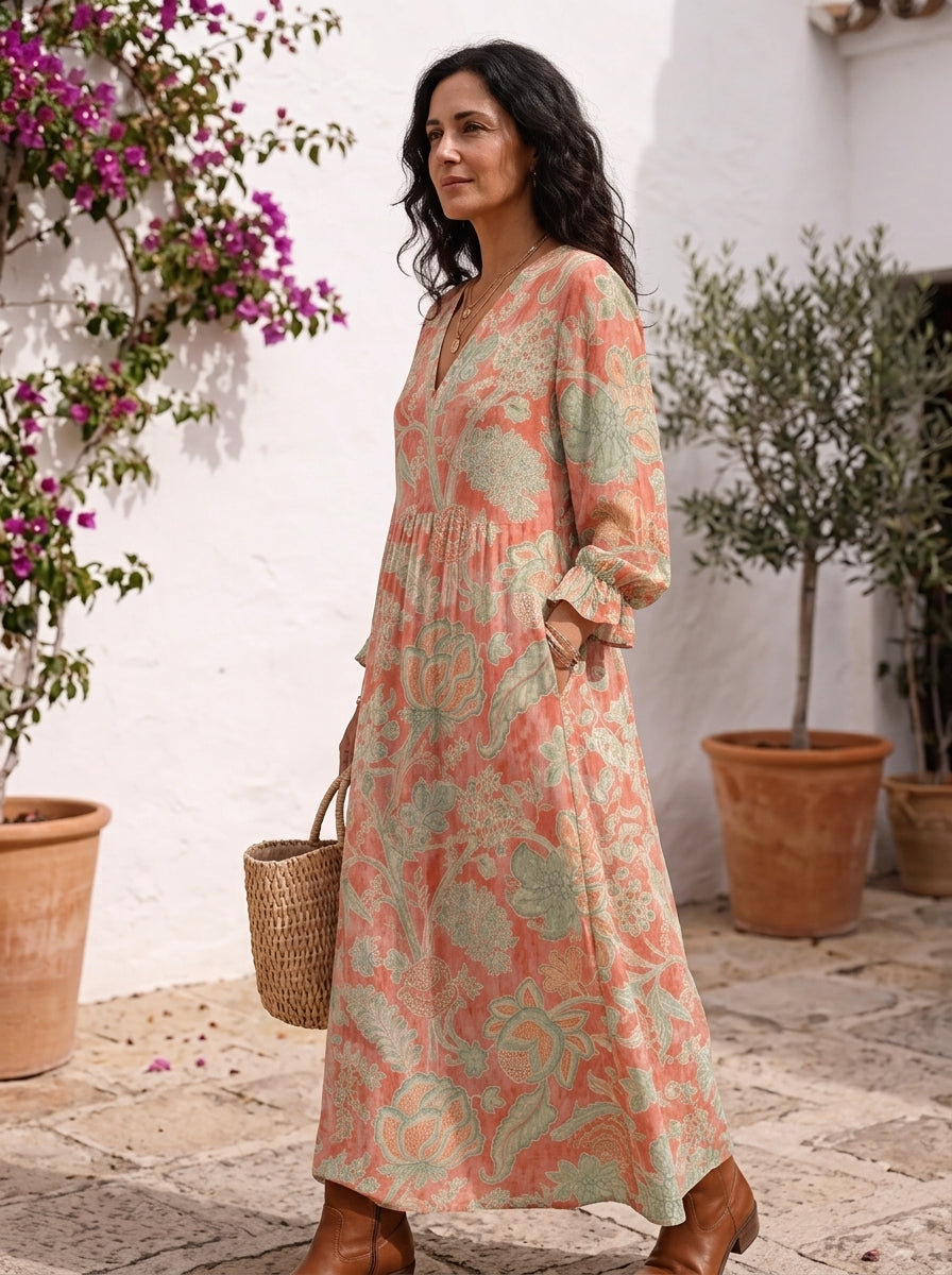 DOLORES | VESTIDO MIDI DE DIARIO