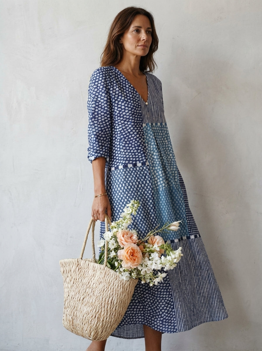 SARA | VESTIDO LIGERO CON ESTAMPADO FLORAL