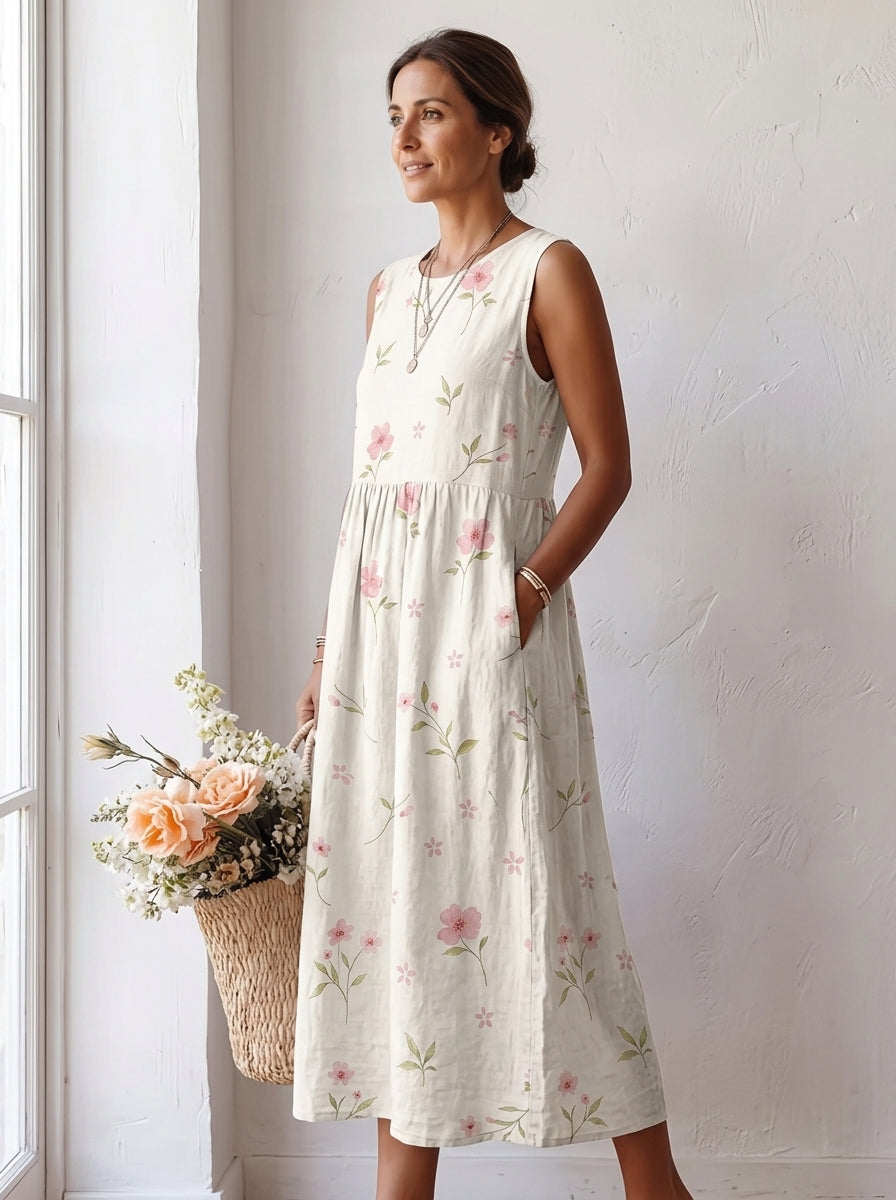 ELISA | VESTIDO MIDI DE DIARIO