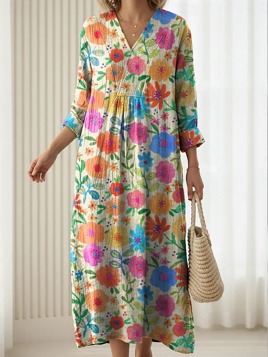 TESS | VESTIDO LARGO BOHEMIO