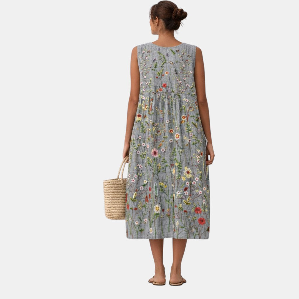 MARTA | VESTIDO MIDI DE DIARIO