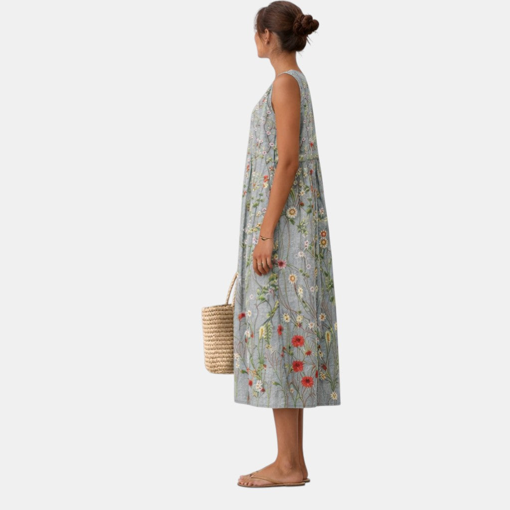 MARTA | VESTIDO MIDI DE DIARIO