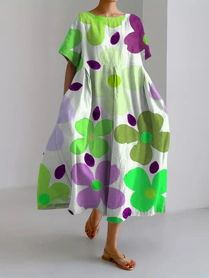 ELI | VESTIDO MIDI FLORAL DE VERANO