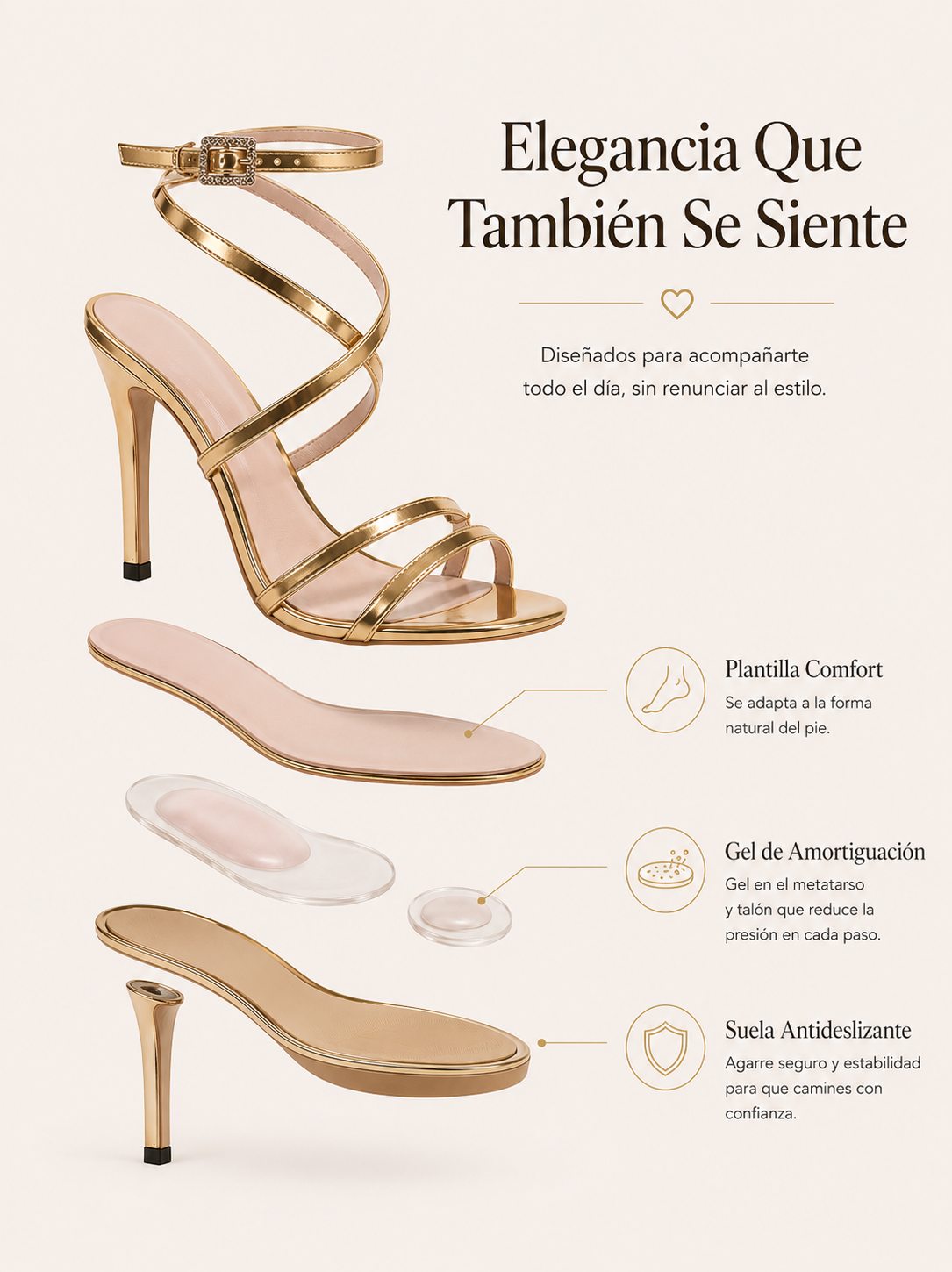 Chloé Heel | Patent leather high heel with ankle strap