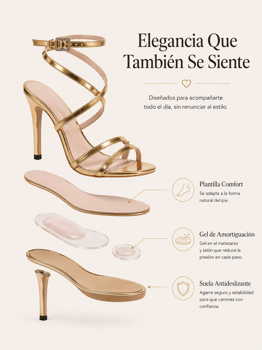 Chloé Heel | Patent leather high heel with ankle strap