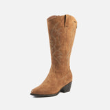 IRINA | BOTAS ALTAS DE ANTE CON TACÓN