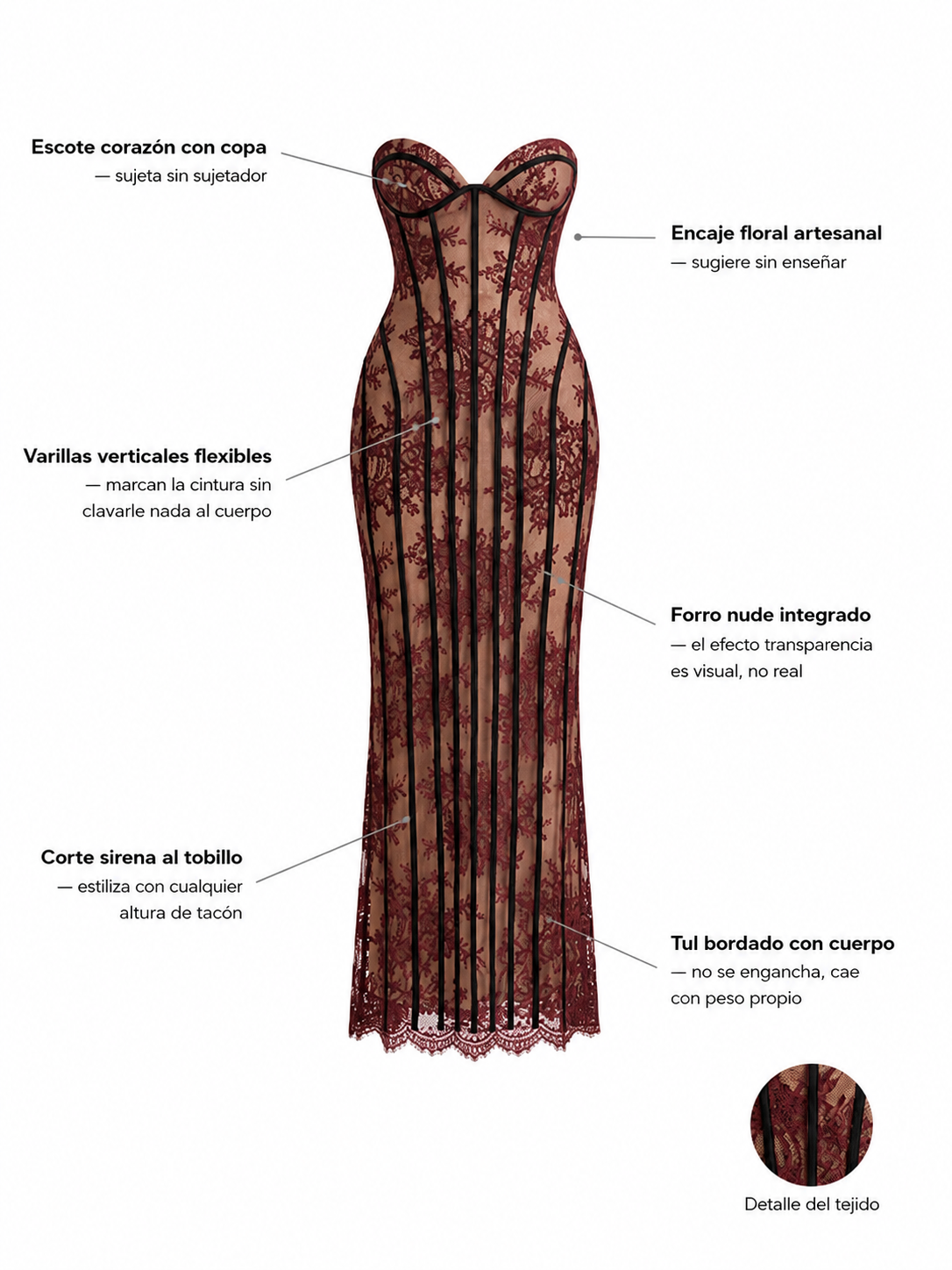 Valentina | Lace Party Midi Dress
