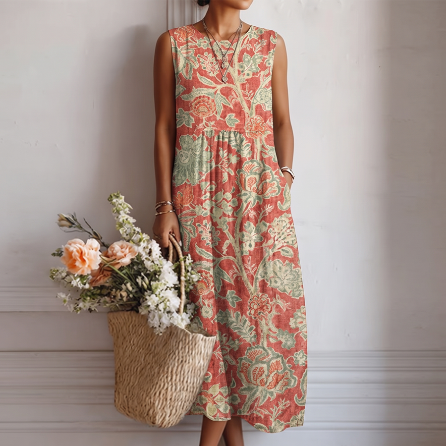 RAQUEL | VESTIDO MIDI DE DIARIO