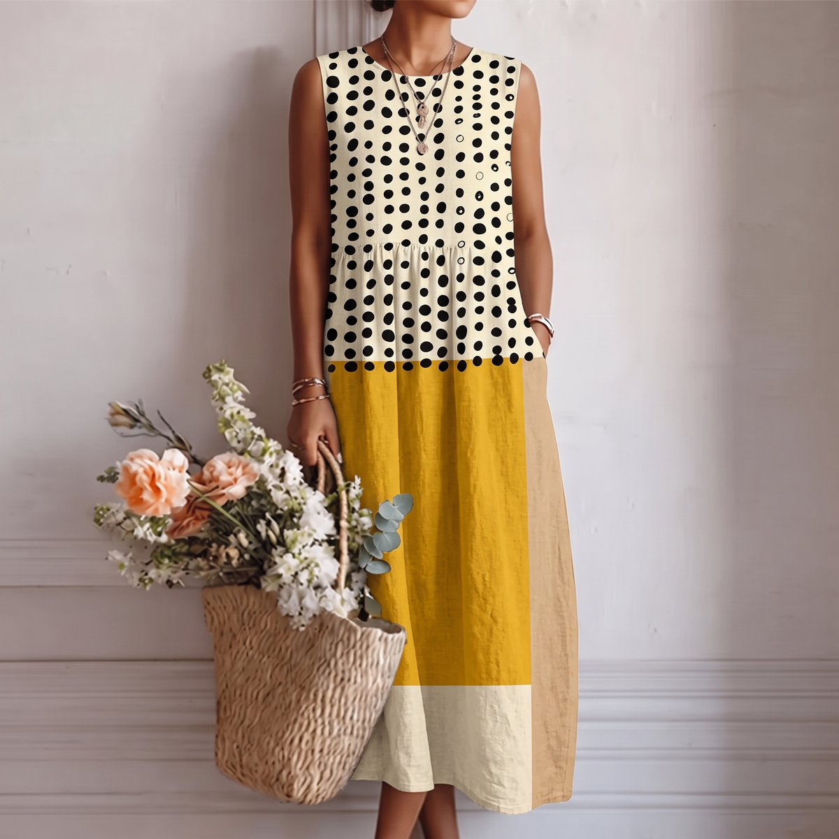 JOSEFINA | VESTIDO MIDI DE DIARIO
