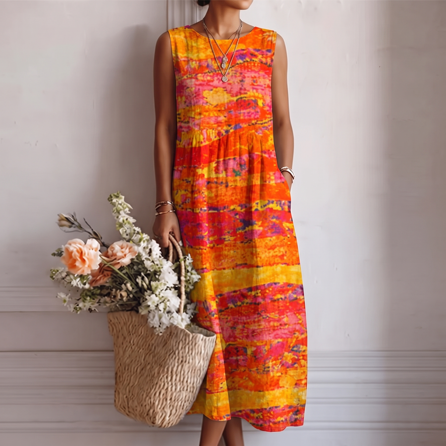 LAURA | VESTIDO MIDI DE DIARIO