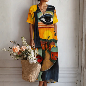 INES | VESTIDO LIGERO CON BRILLO SUTIL