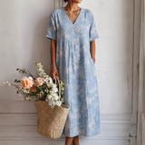 ALMA | VESTIDO ELEGANTE CON ESTAMPADO LAGUNA