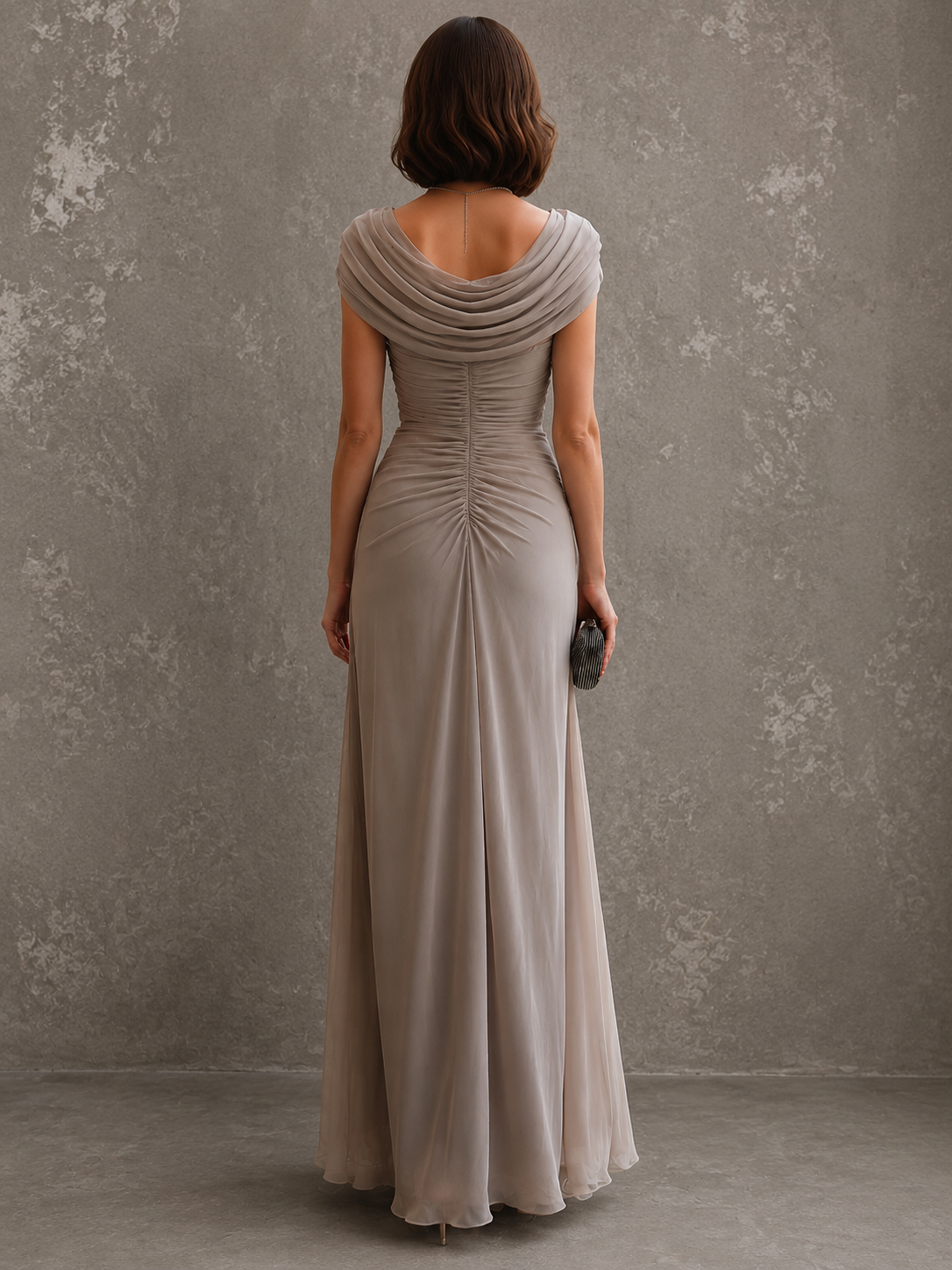 MARBELLA | VESTIDO LARGO ELEGANTE DRAPEADO