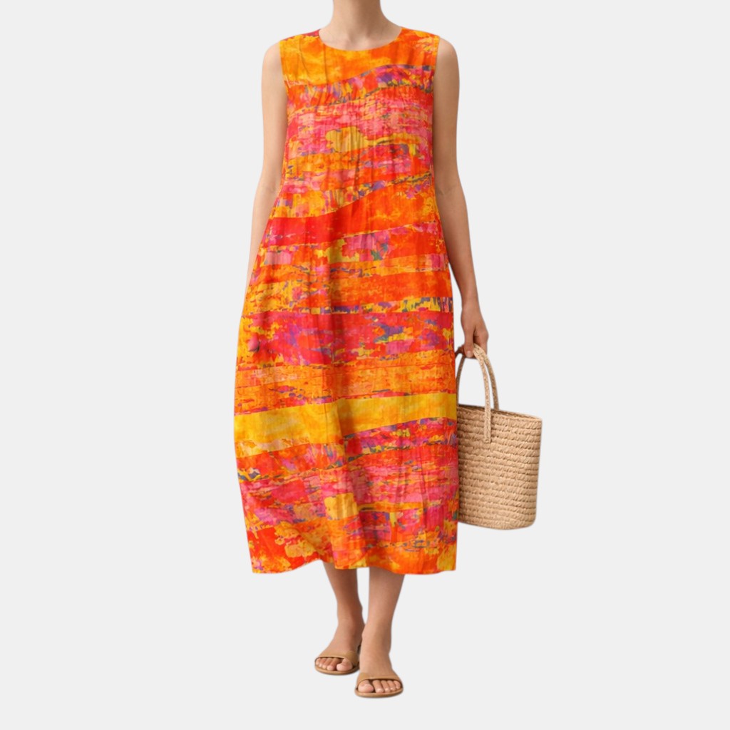 LAURA | VESTIDO MIDI DE DIARIO