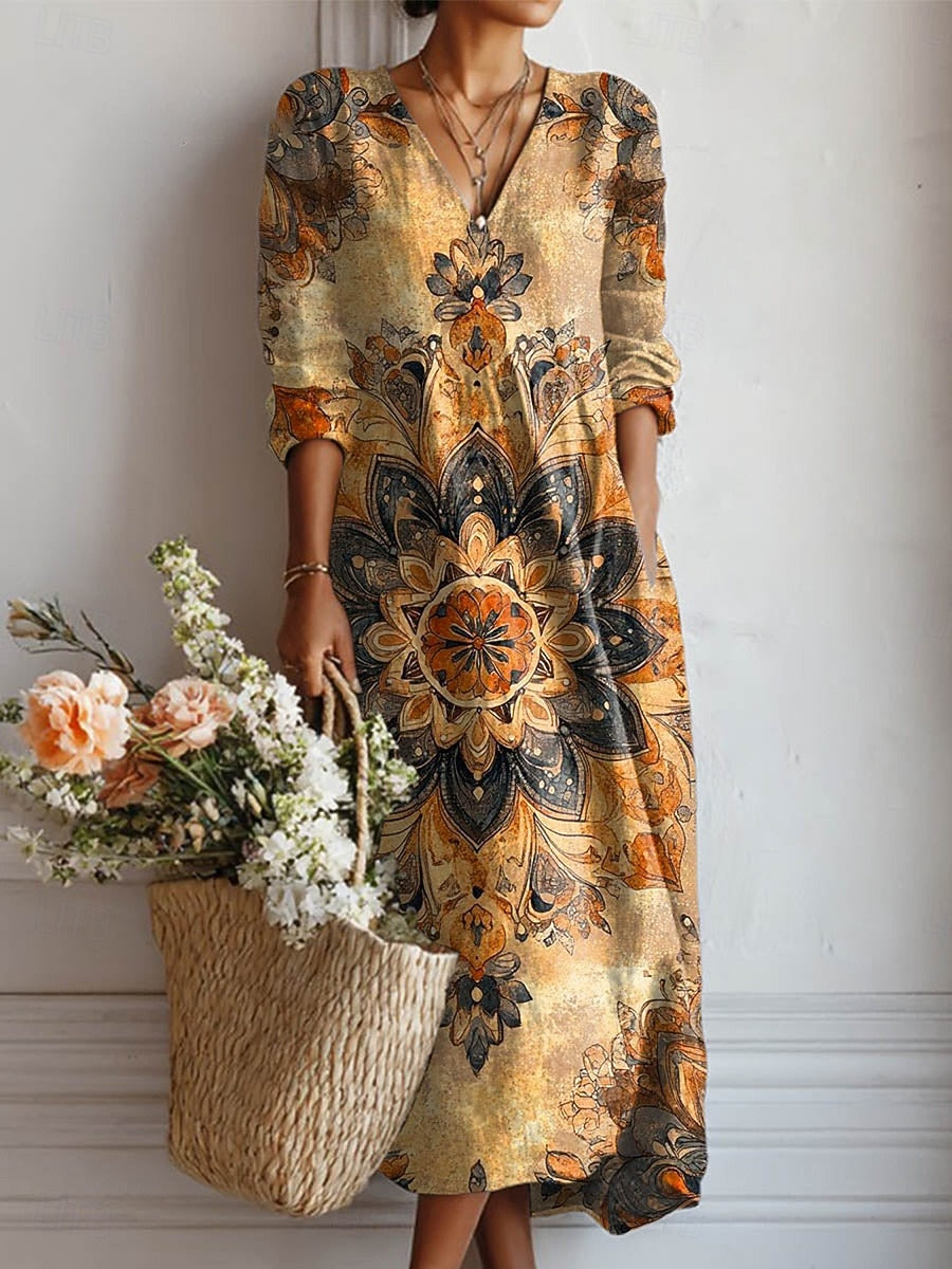 FLEUR | VESTIDO LARGO BOHEMIO